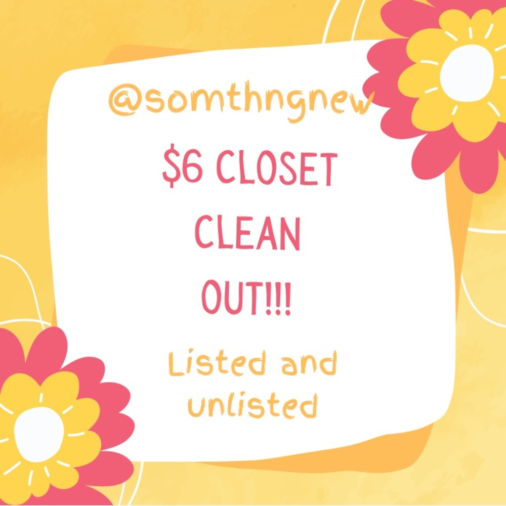 LIVE! Join me for a closet clear out unlisted item!